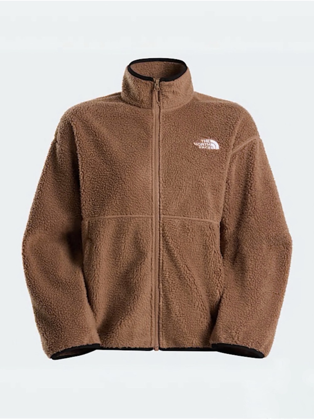 The North Face Women’s Koian High Pile Fleece Jacket Full Zip in Latte Size XL